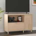 Credenza for TVs up to 46 inches with Concealed Storage.