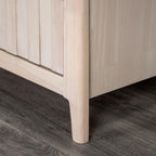 Mid-Century Modern Nightstand with Hidden Handles.