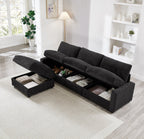 Modular Sectional Sofa with Storage for Living Room.