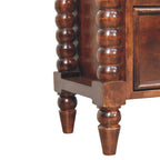 Solid Wood Bexley Spindle Bedside Table.