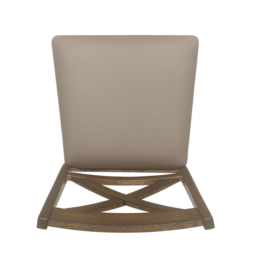 Farmhouse Counter Stools Set of 2 with X-Back Frame.