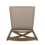 Farmhouse Counter Stools Set of 2 with X-Back Frame.