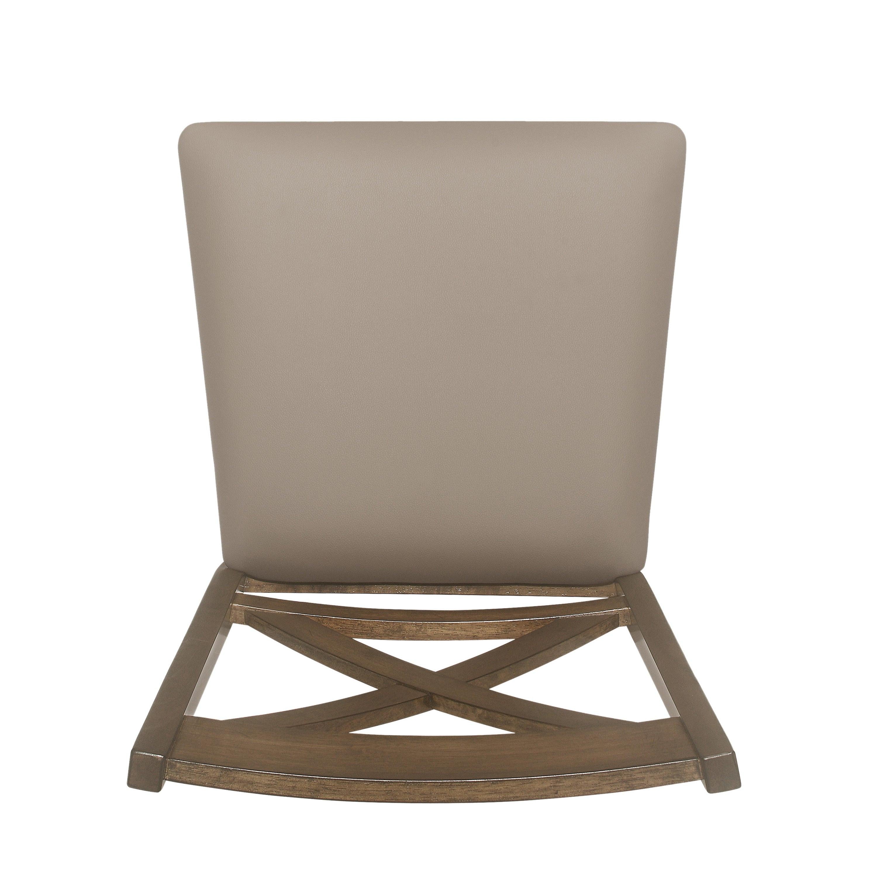 Farmhouse Counter Stools Set of 2 with X-Back Frame.