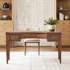 Dauphin 55' Executive Desk Rubber Wood with 3 Drawers.