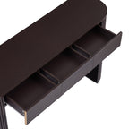Retro Console Table with Storage for Living Room & Entryway.
