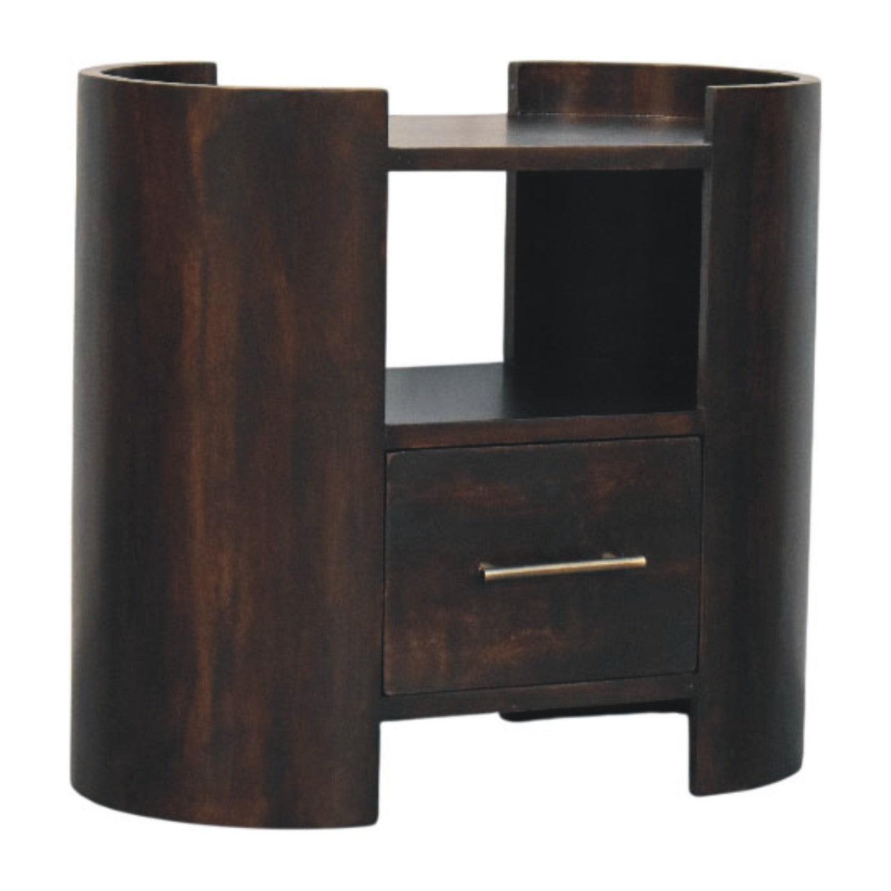 Mango Wood Bedside Table - Artisan Furniture Valencia.