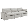 Hollander Grey Power Reclining Sofa with Comfort Features.