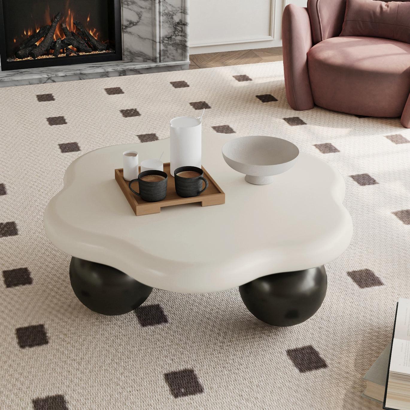 Cloud Shaped Coffee Table - Modern Minimalist Design.