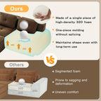 Modular Sectional Sofa for Living Room - 6-Seater V Shaped Couch.