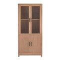 Jodie 31' Bookcase Cabinet in Maple (6-Shelf)