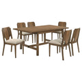 Graham Walnut Dining Table Set for Six.