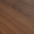 Close-up of tabletop surface from 5-Piece Dining Set - Rubberwood Dining Set, featuring natural wood grain and smooth finish.