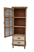 Rustic Wooden Storage Cabinet with 3 Drawers for Organization.