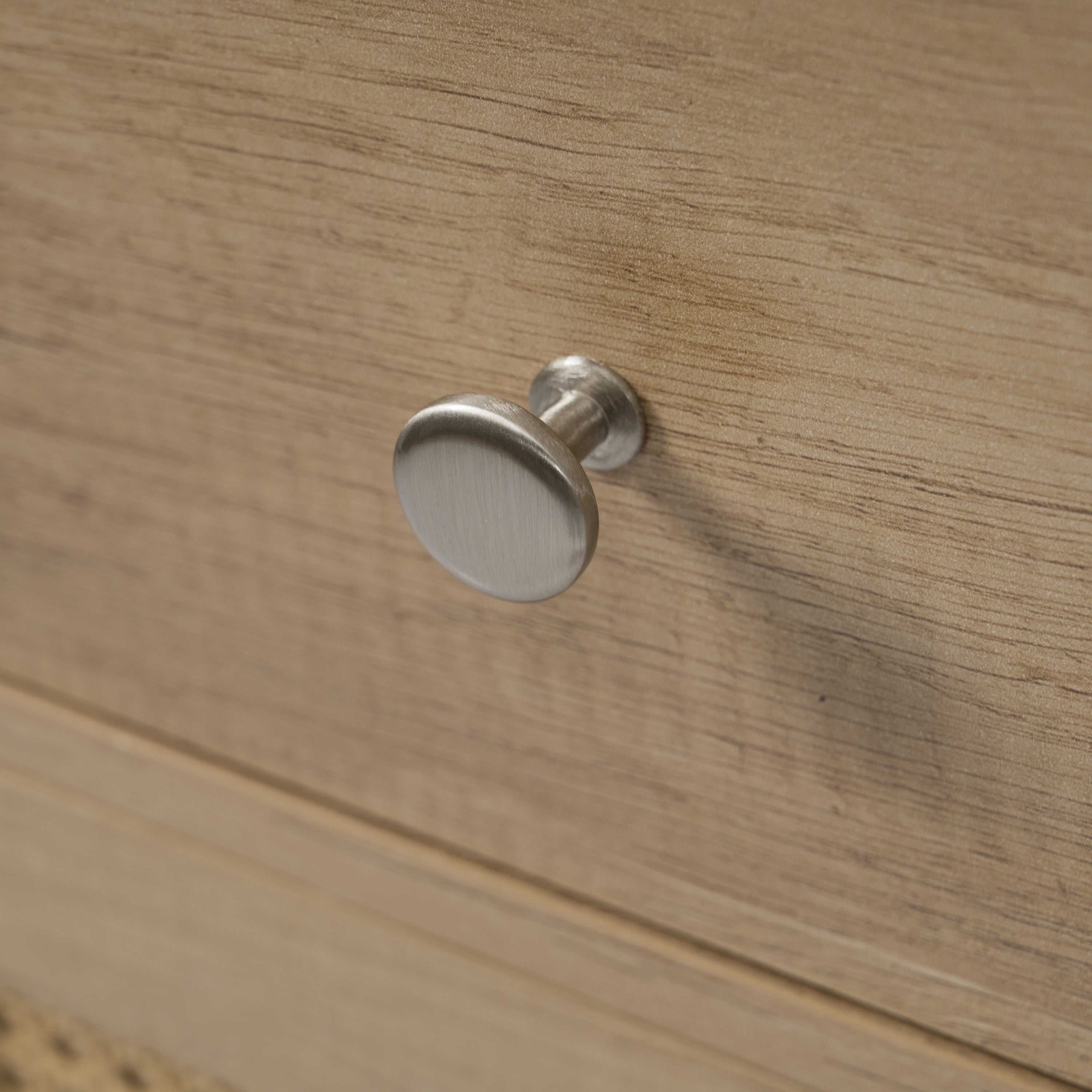 60 Inch Bathroom Vanity with Double Sink ( SMC Sink ), Large Storage Space with 2 Tip-Out Trays / Flip-Out Drawers and 4 Soft Closing Doors, Solid Wood Legs and Silver Metal Knobs, Wood Color Bathroom Vanity