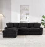 Modular Sectional Sofa with Storage for Living Room.