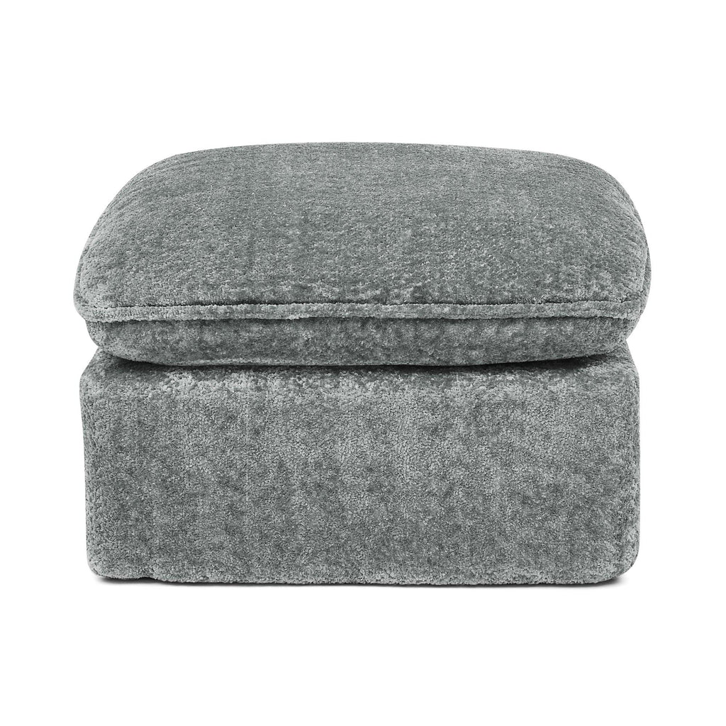 107'' Modern Boucle Sectional Sofa with Moveable Ottoman.