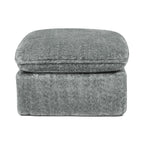 107'' Modern Boucle Sectional Sofa with Moveable Ottoman.