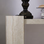 Faux Mars Marble Entryway Table for Living Room.
