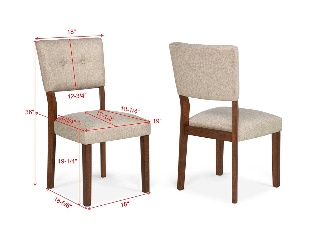 Mid-Century Dining Chairs Set of 2 - Stylish & Comfortable.