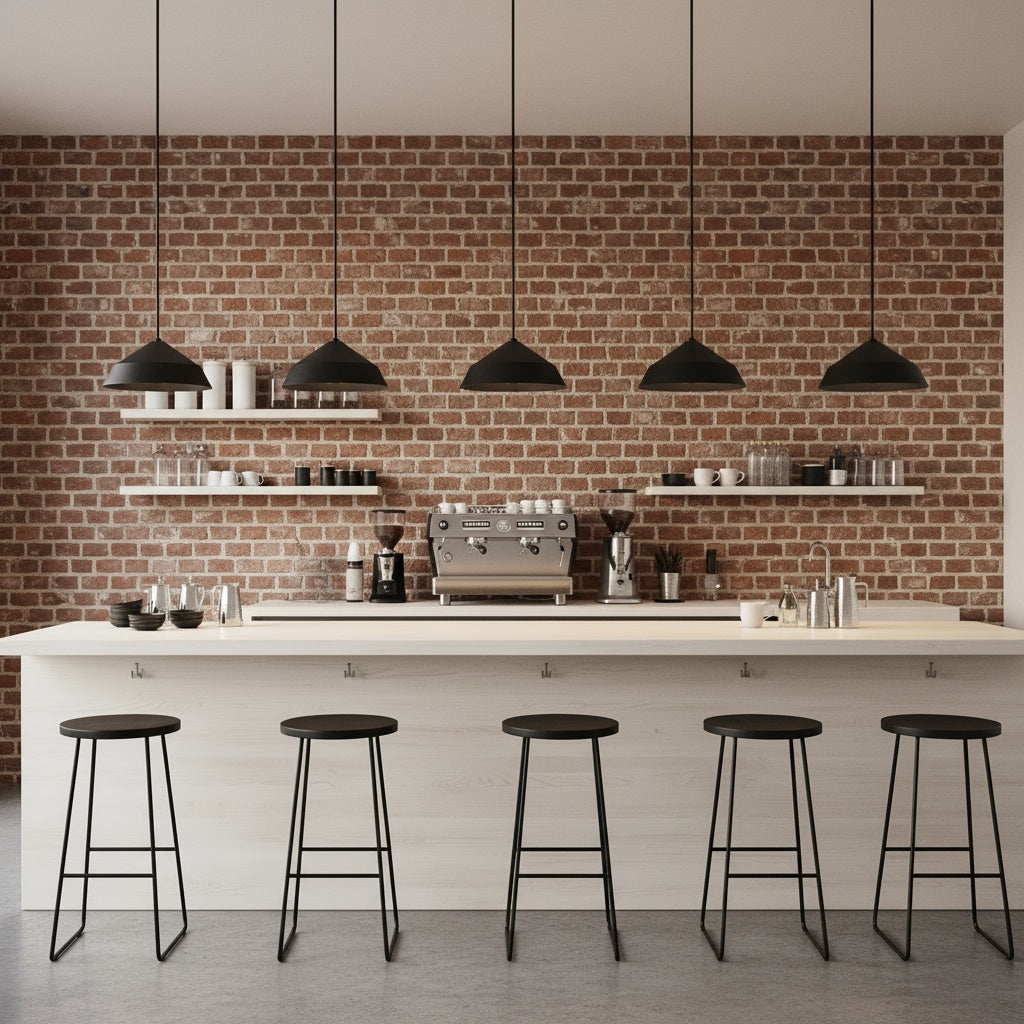 14 inch Diameter Integrated LED Black Pendant