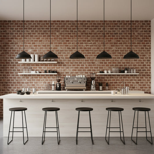 14 inch Diameter Integrated LED Black Pendant