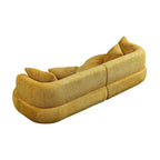 Curved Mid Century Modern Sofa for Comfortable Living.