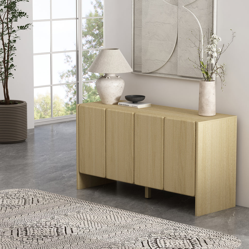 Linda 60' Sideboard in Natural Oak