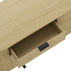 Olivia 71' Dresser in Natural Oak (6-Drawer)