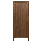 Verona Walnut 5-drawer Chest with Cedar Lined Drawers.