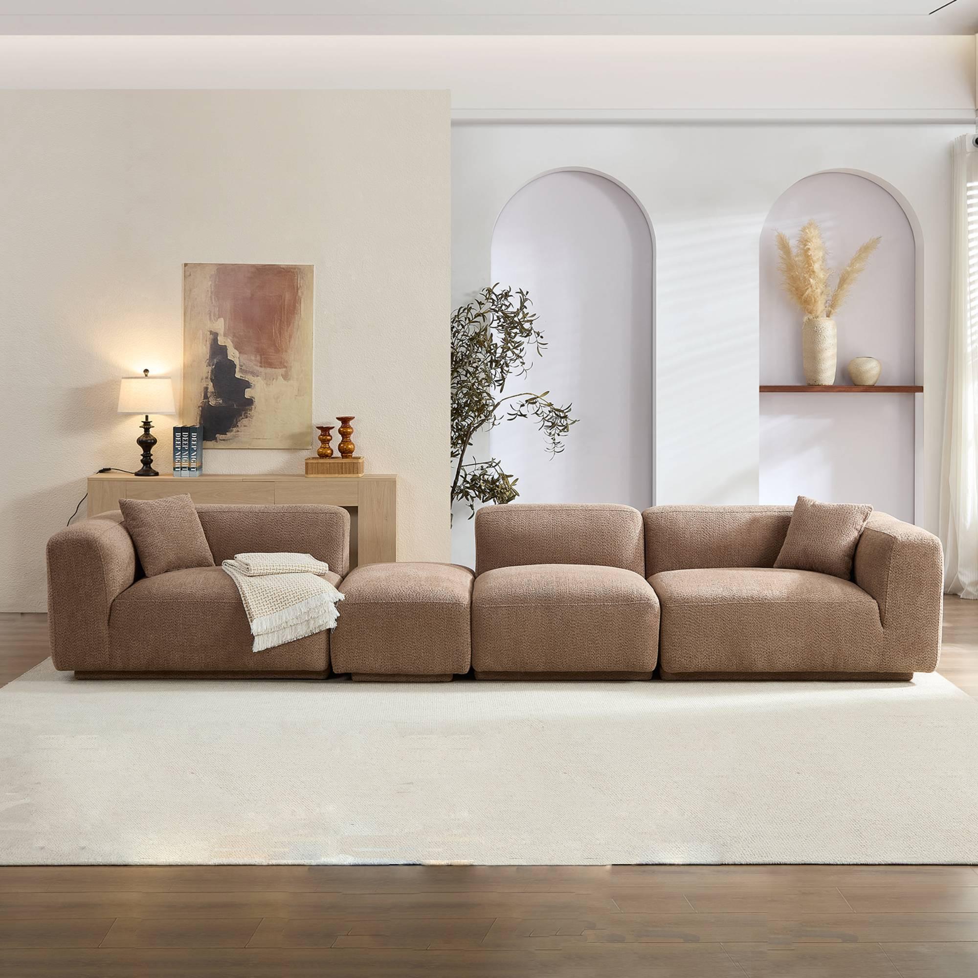 Minimalist Sectional Sofa for Living Room & Bedroom.