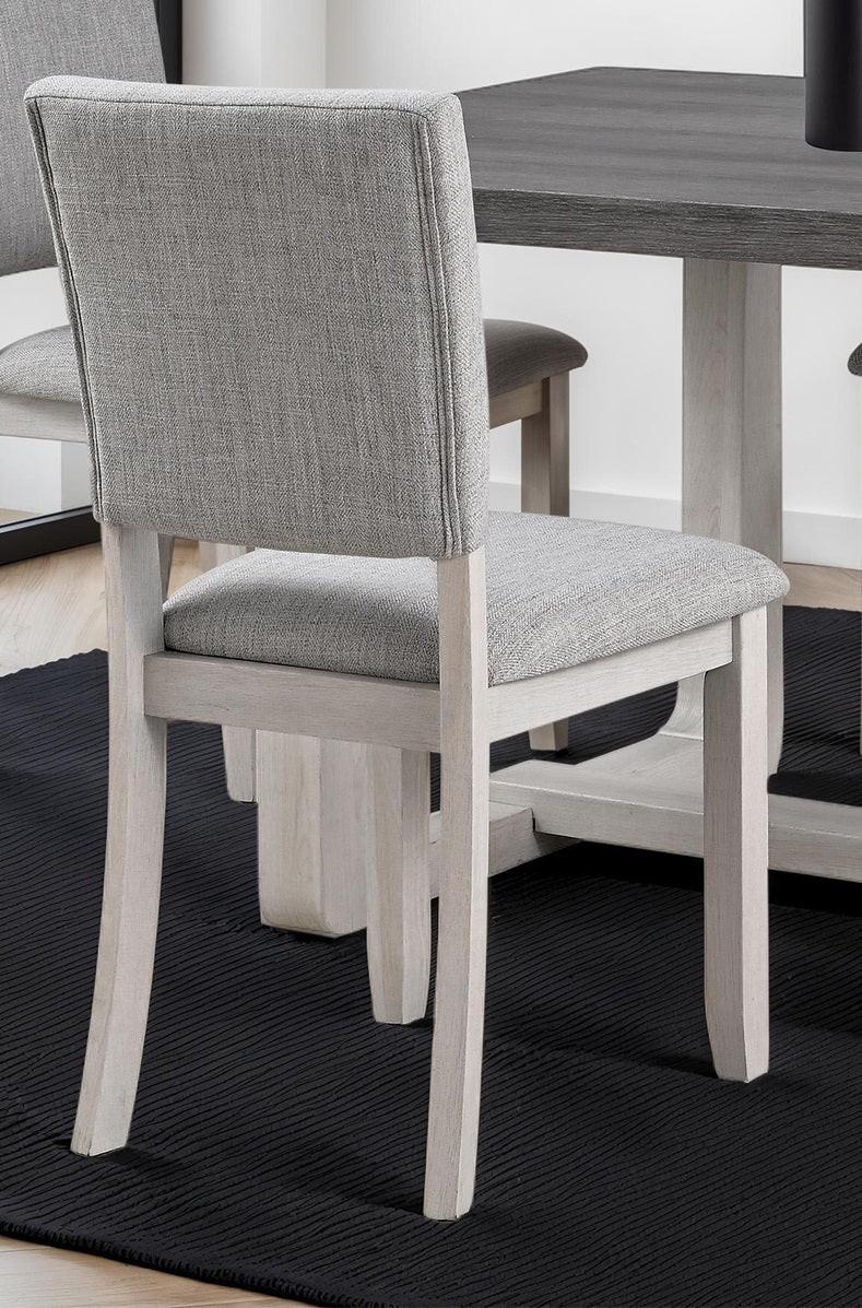 Transitional Dining Set with Upholstered Chairs for Dining Room.