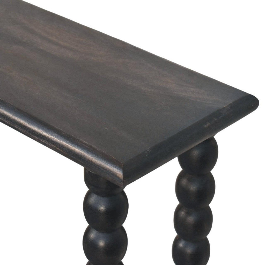 Artisan Furniture Solid Wood Console Table - Black Mango.