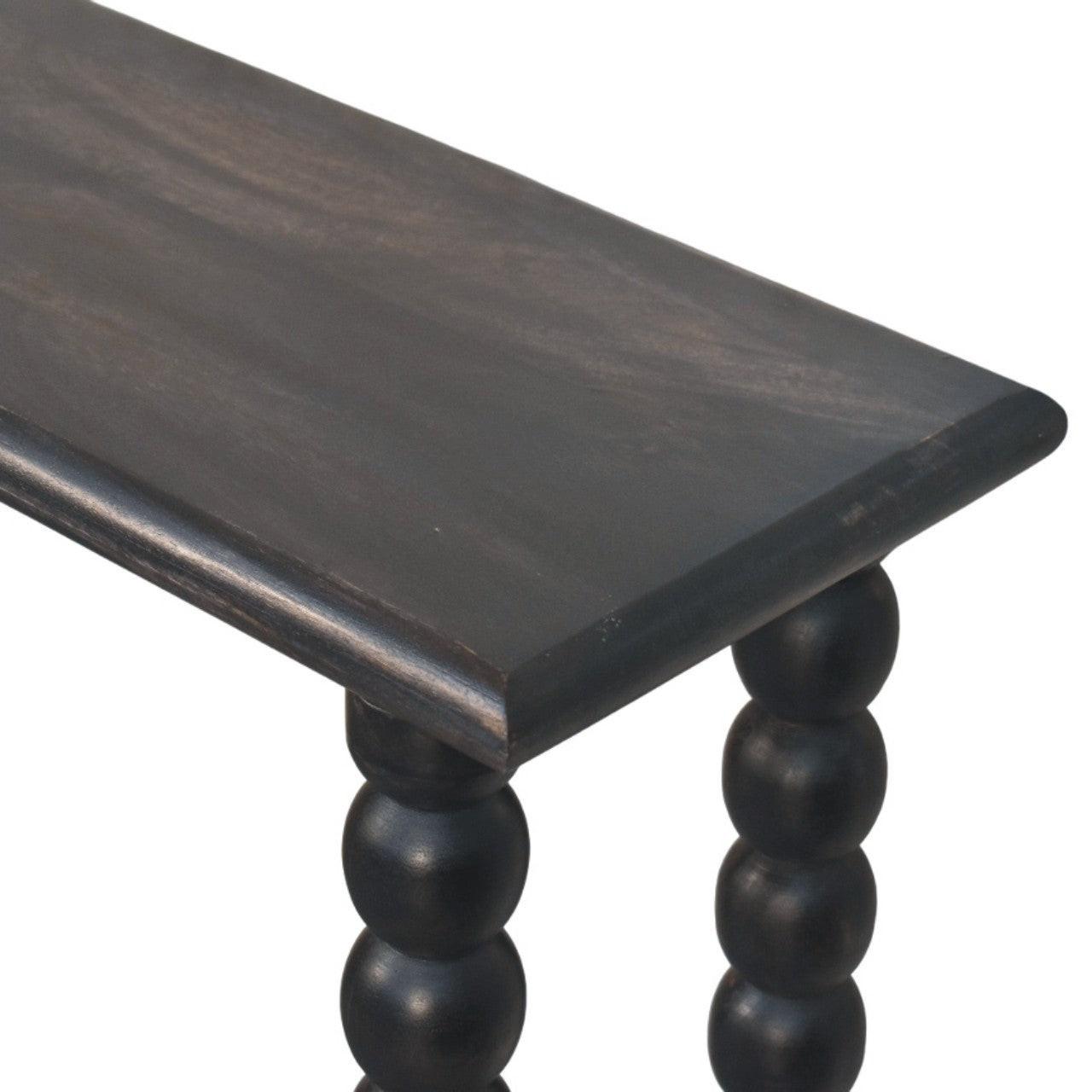 Artisan Furniture Solid Wood Console Table - Black Mango.