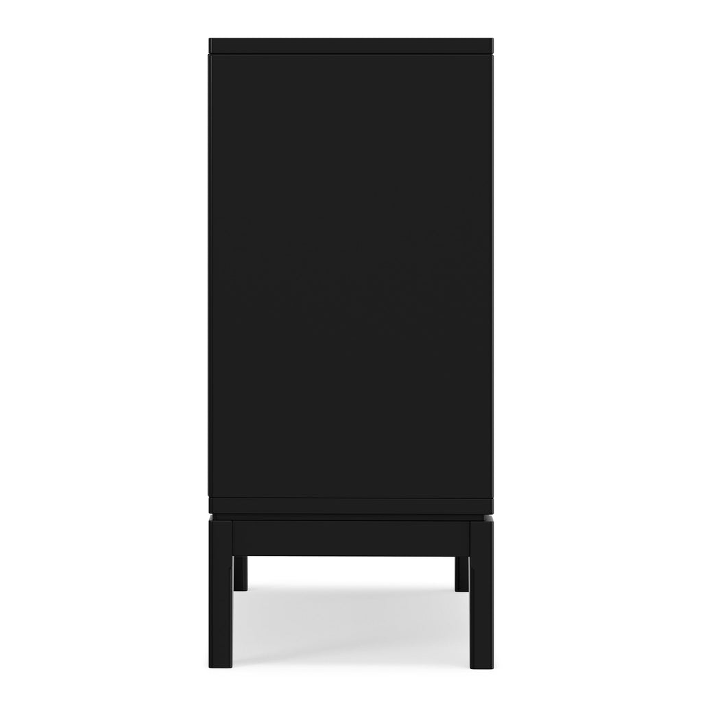 Harper Low Storage Cabinet for Organized Living Spaces.
