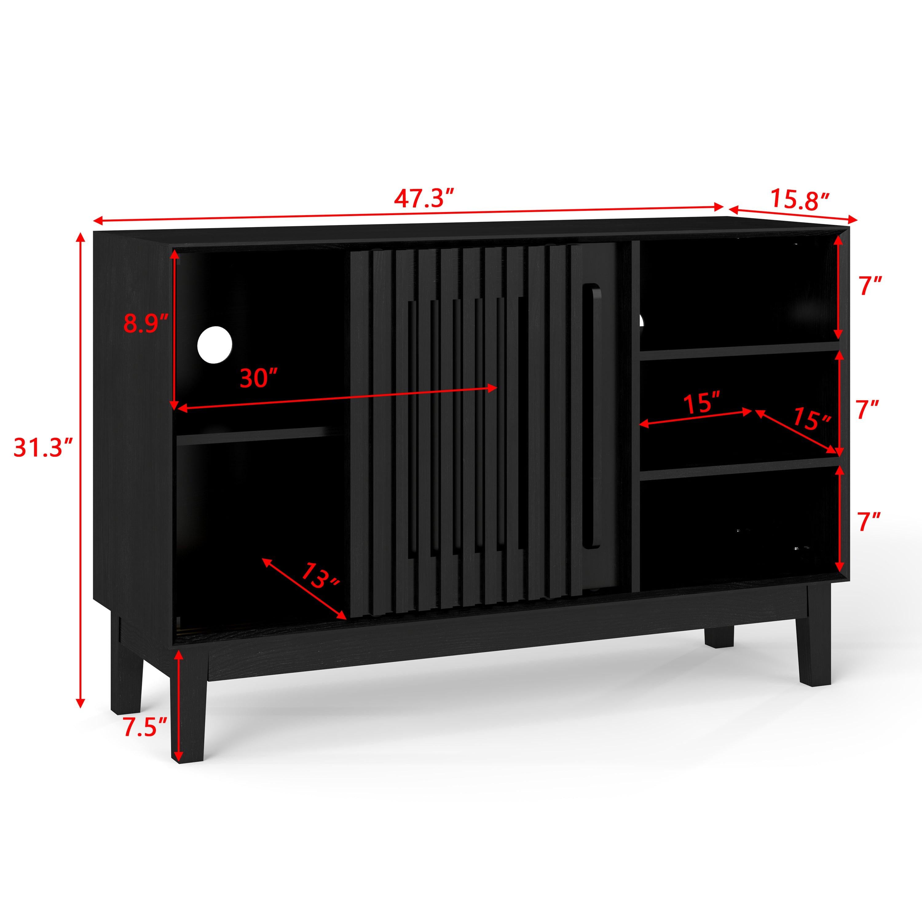 47.3' Farmhouse Sideboard Cabinet with Storage.