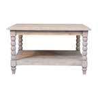 Wood Coffee Table - Solid Wood Barclay Acid Wash Design.