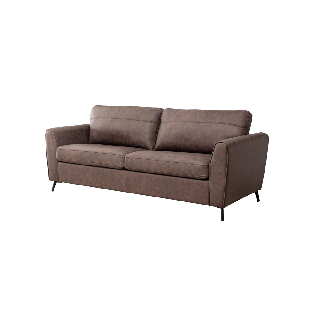 2-Seater Convertible Sofa Bed - Ideal for Small Spaces.