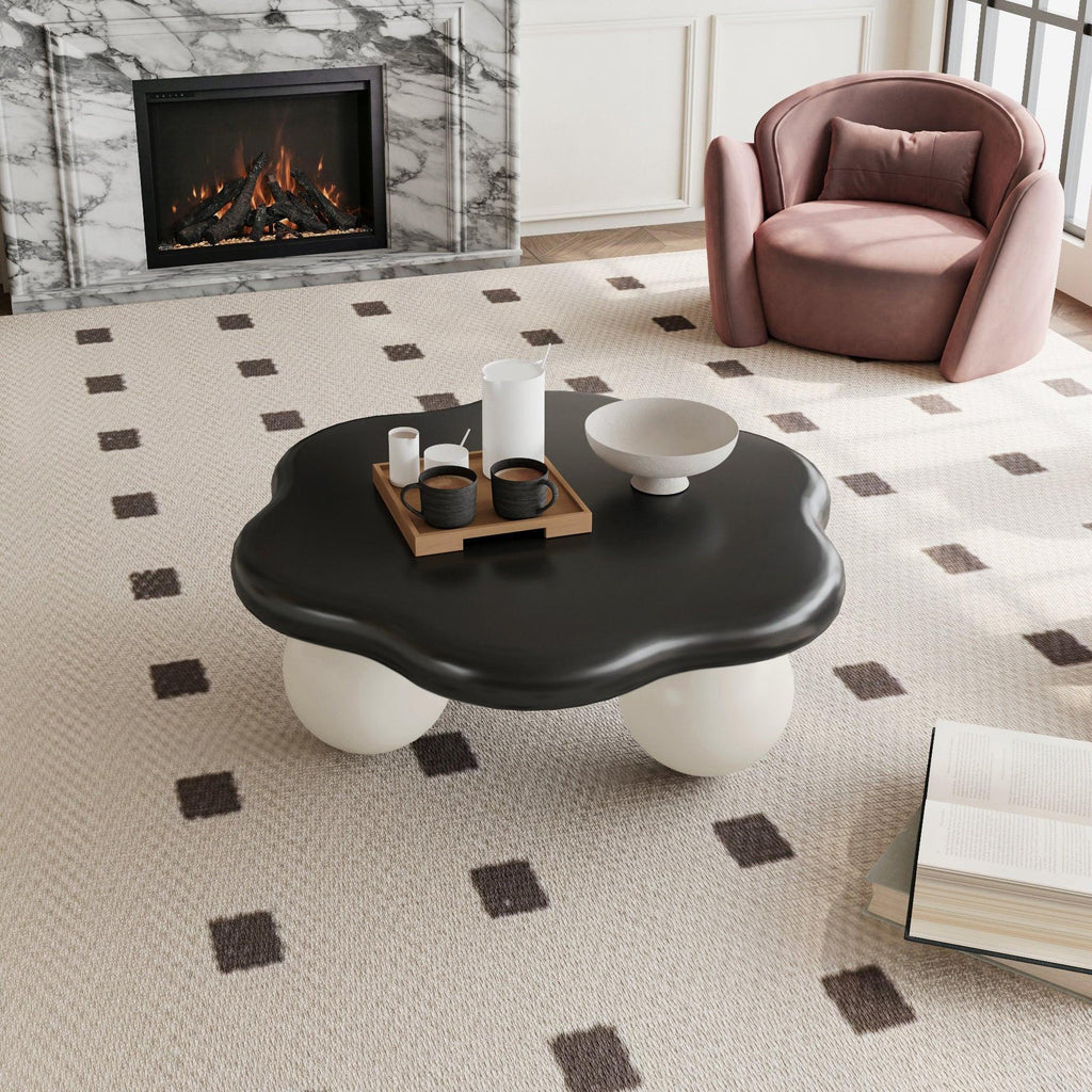 35' Cloud Shaped Coffee Table for Small Apartments.