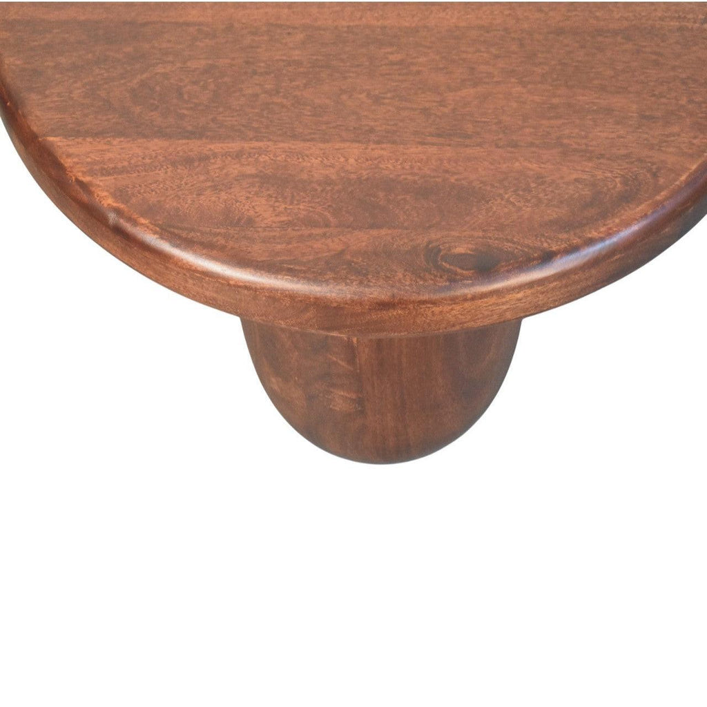 Solid Wood Clara Sculpted Coffee Table.