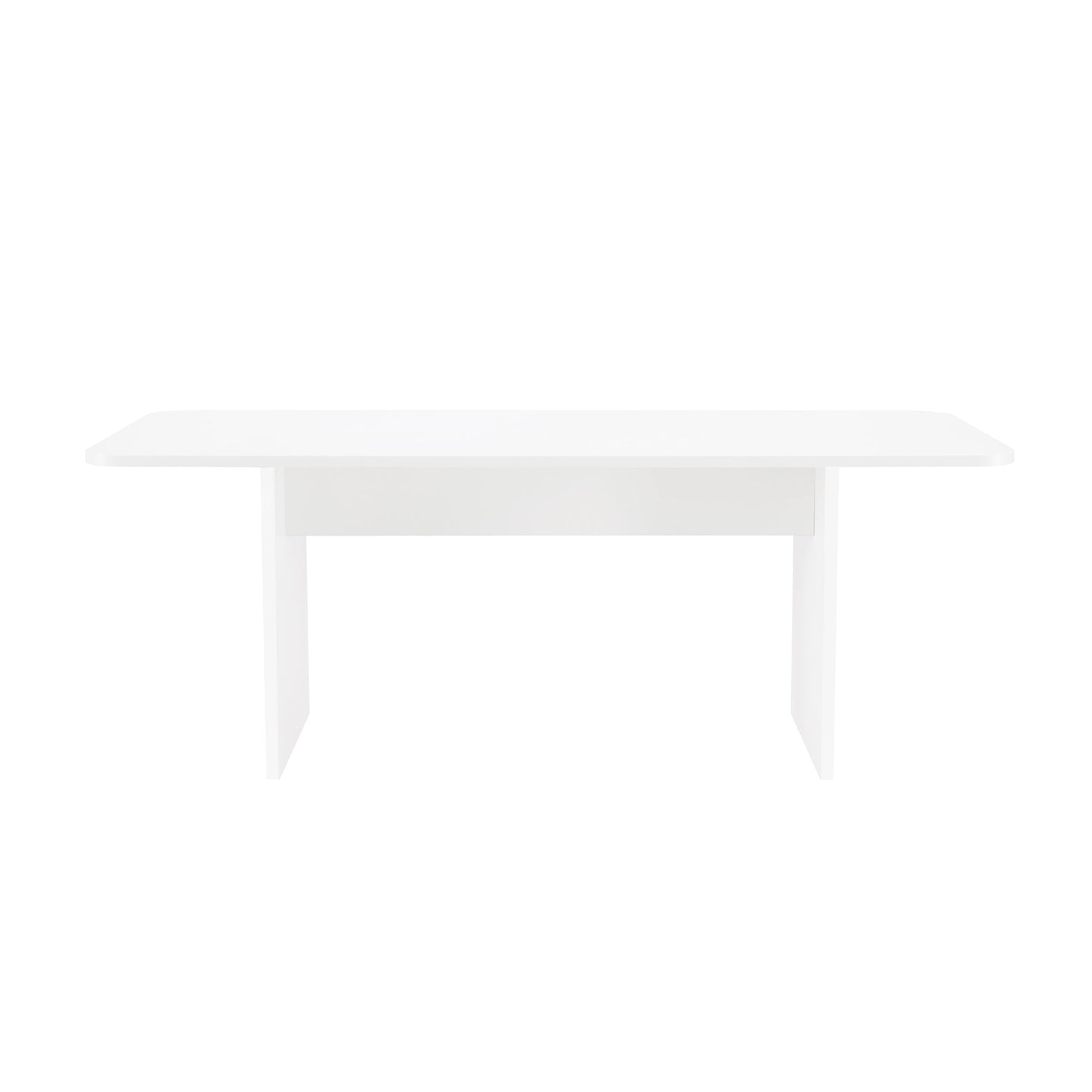 Ella 79' Dining Table in White