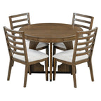 TREXM Extendable Dining Table Set for 4 with Chairs.