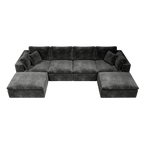 Modular Sectional Sofa Grey - Comfy & Stylish Couch.