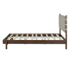 Queen Rubber Wood Bed Frame with Headboard.