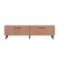Jodie 69' Fluted TV Stand in Maple