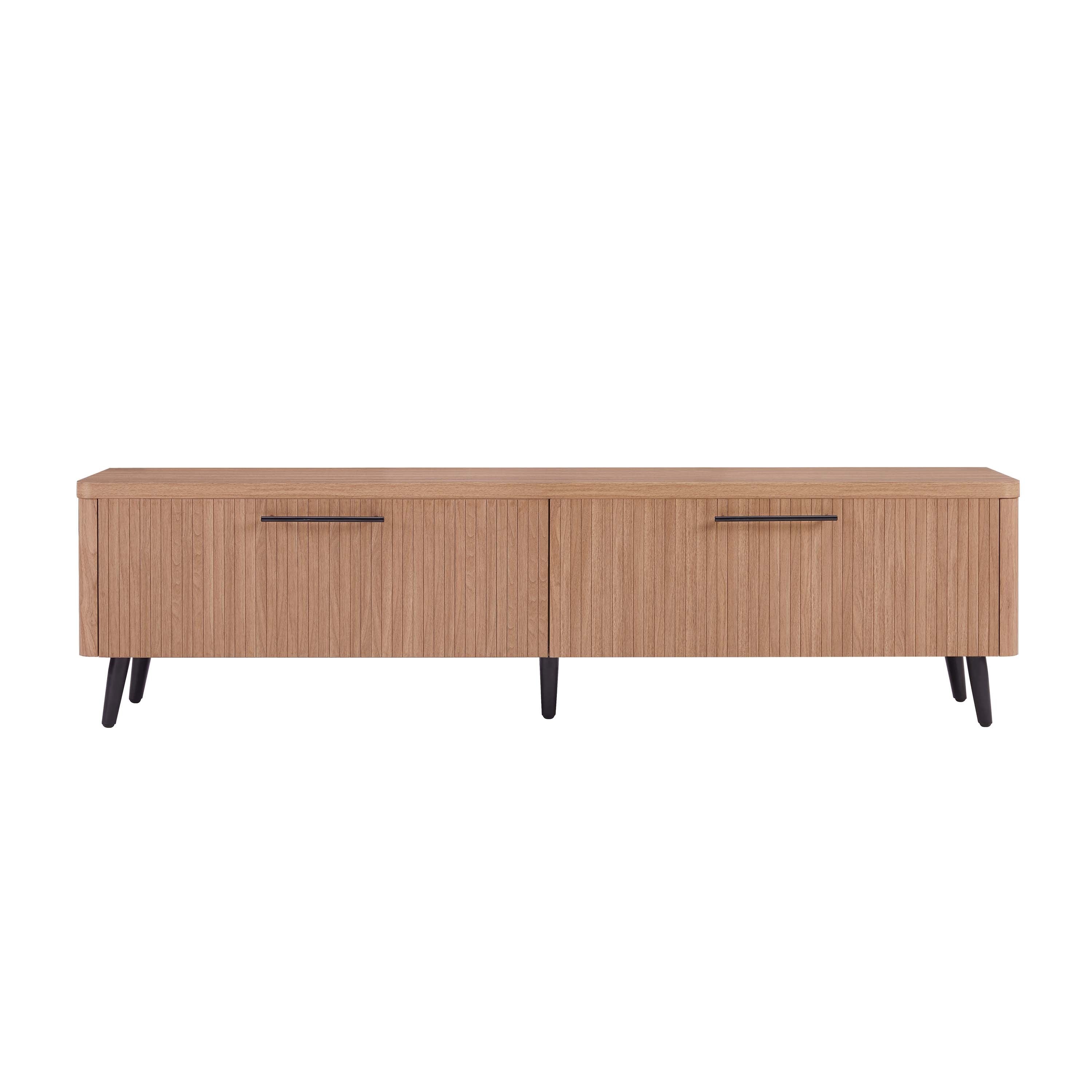 Jodie 69' Fluted TV Stand in Maple