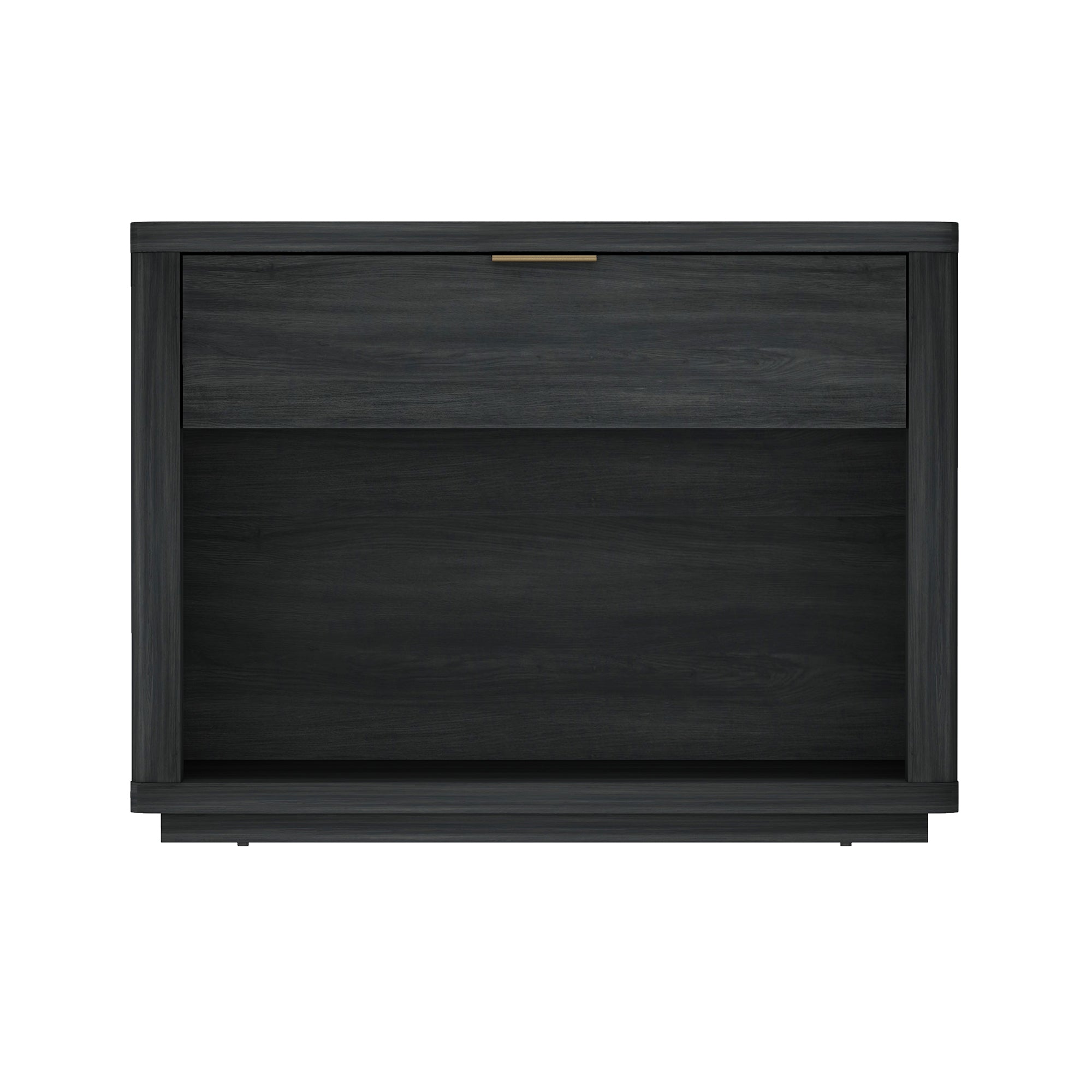 Evelyn 32' Nightstand in Charcoal Gray (1-Drawer)