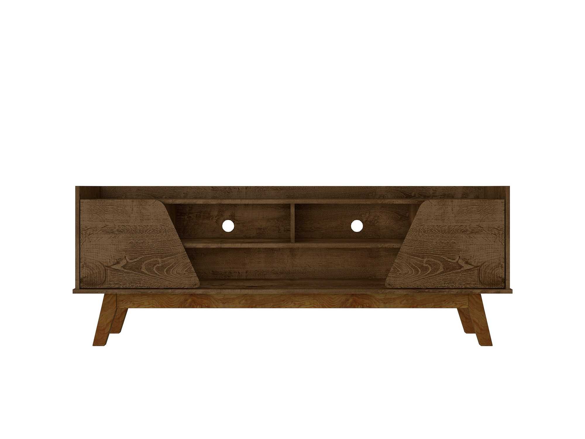 Marcus 63' TV Stand in Rustic Brown