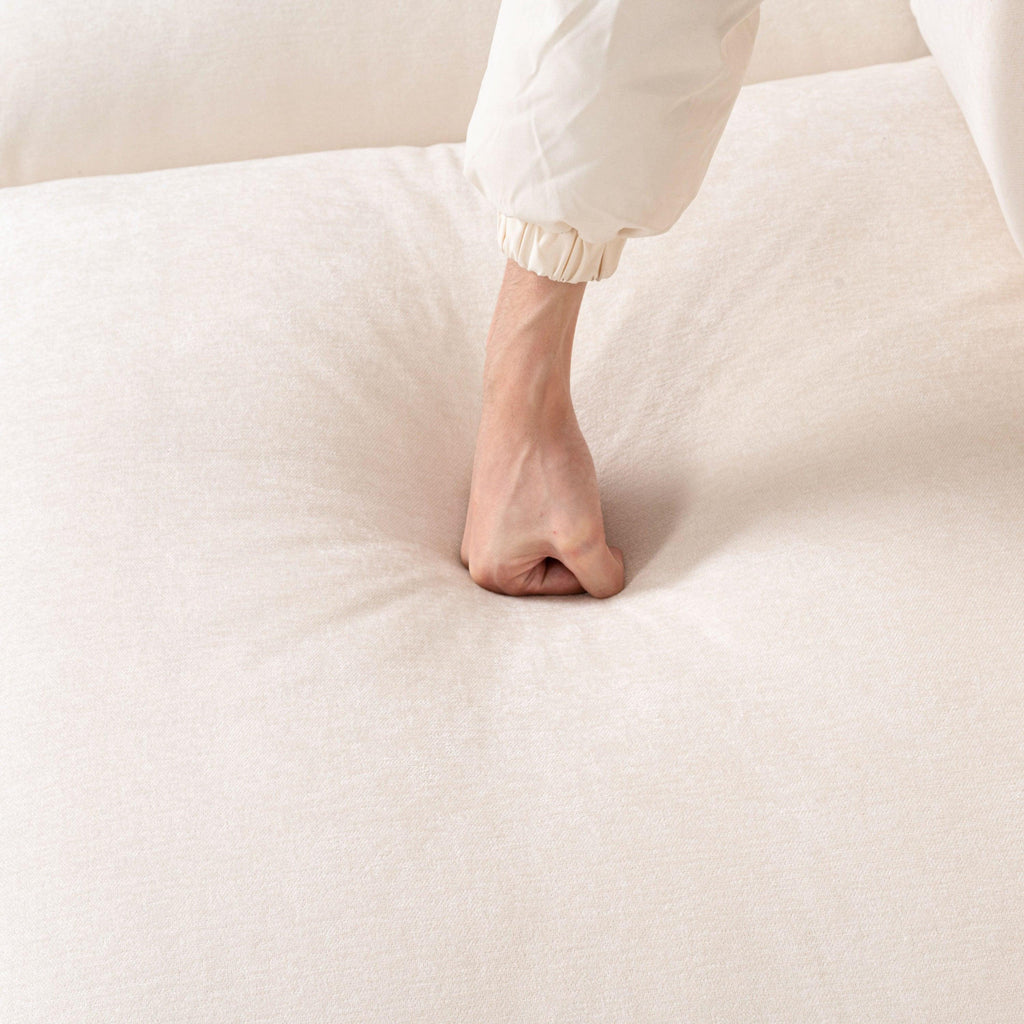 Modern Modular Sectional Sofa with Ottoman - 4-Seater.