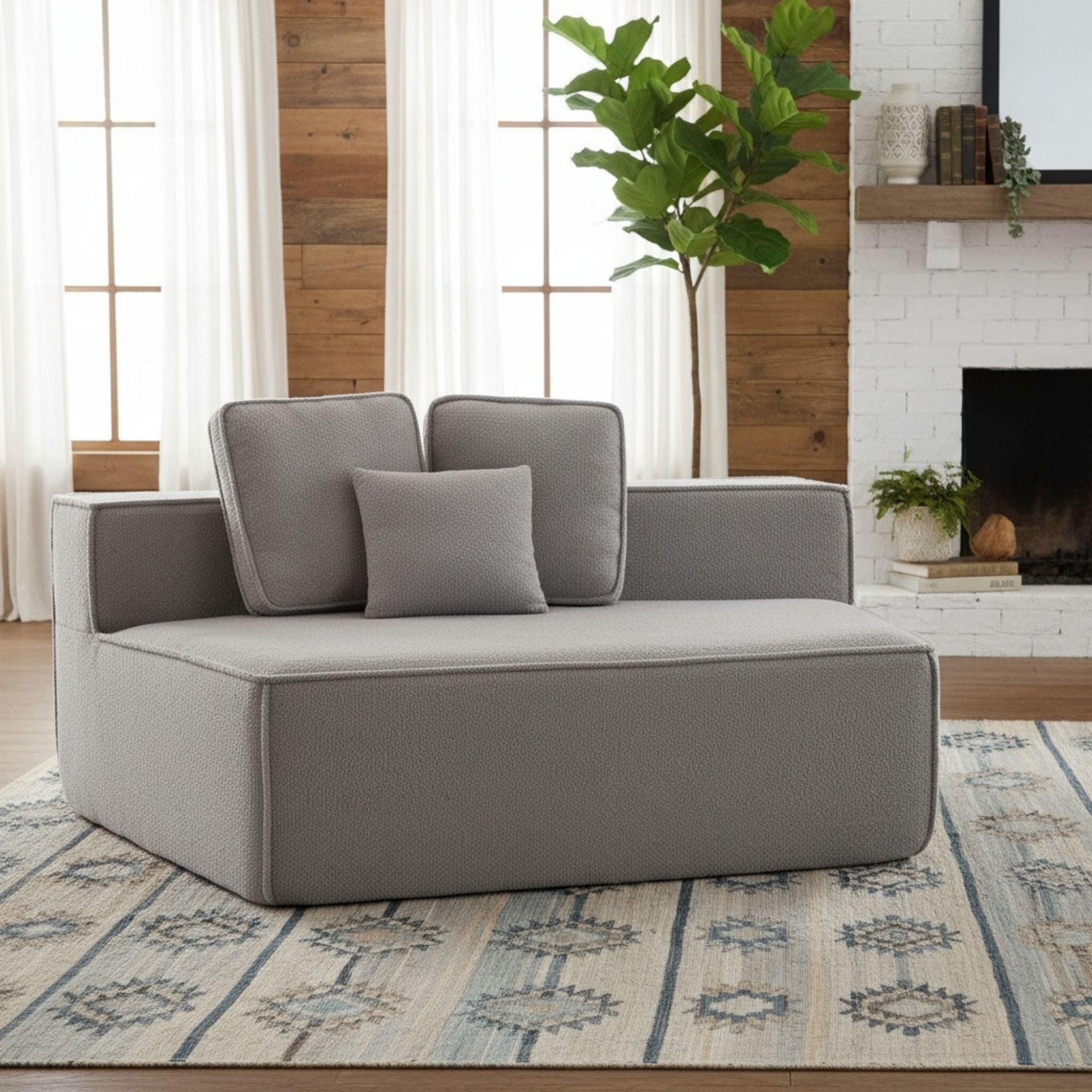 Teddy Fabric Single Sofa Chair for Cozy Interiors.