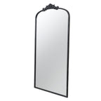 66" x 36" Full Length Mirror, Arched Mirror Hanging or Leaning Against Wall, Large Black Mirror for Living Room - Groovy Boardz